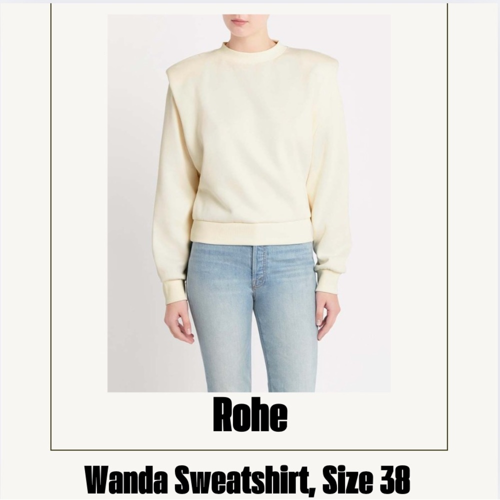 Rohe Wanda Sweatshirt like new, size 38
